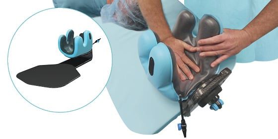 Clear Hood design change for the Head Immobiliser.